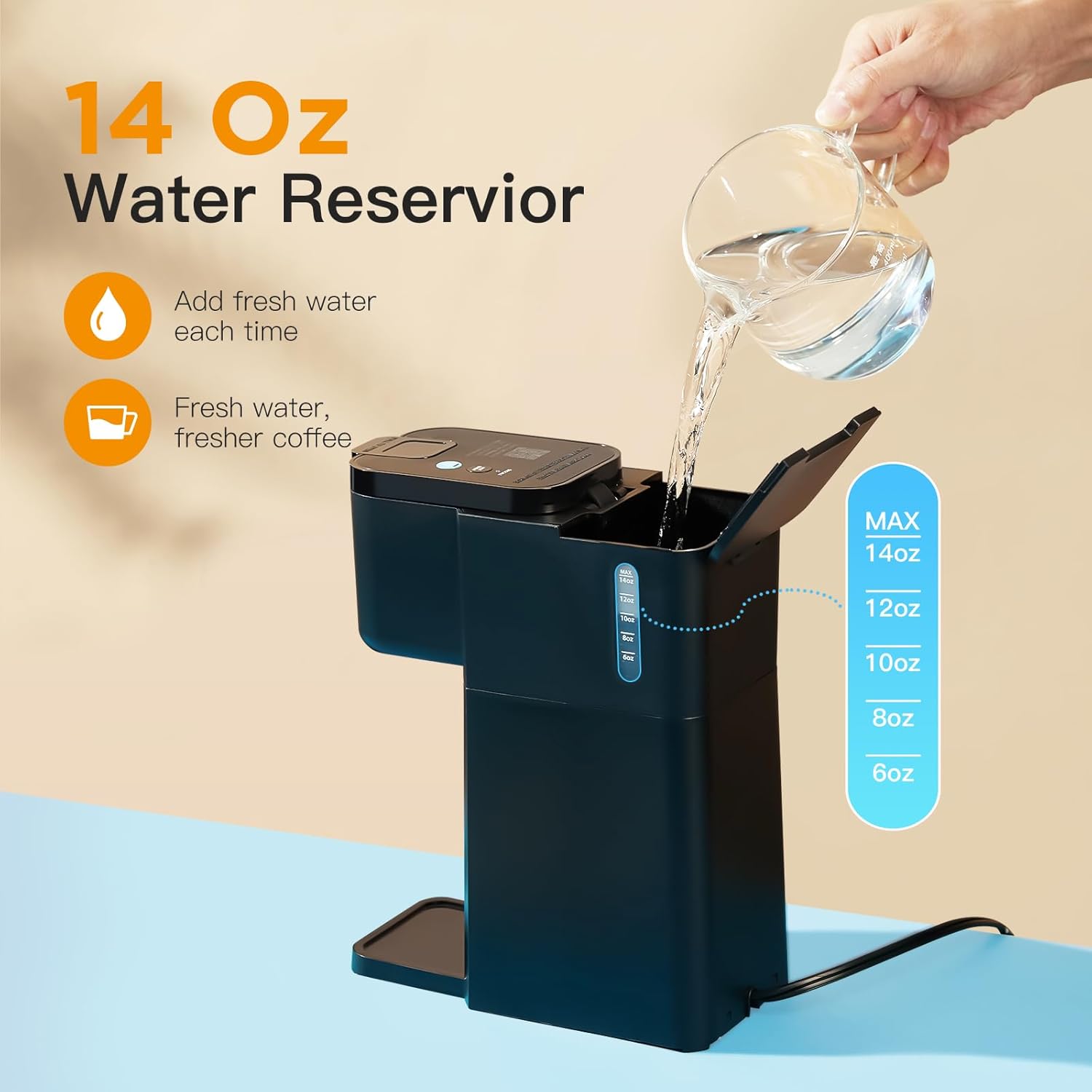 Mini Hot and Iced Coffee Maker