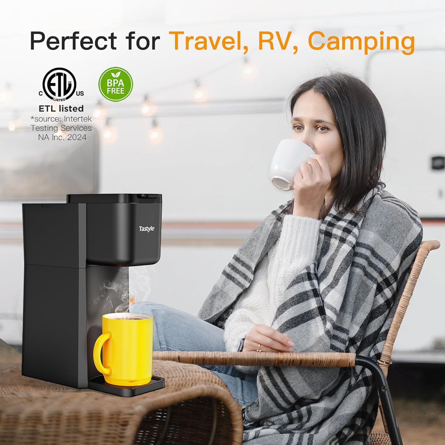 Mini Hot and Iced Coffee Maker