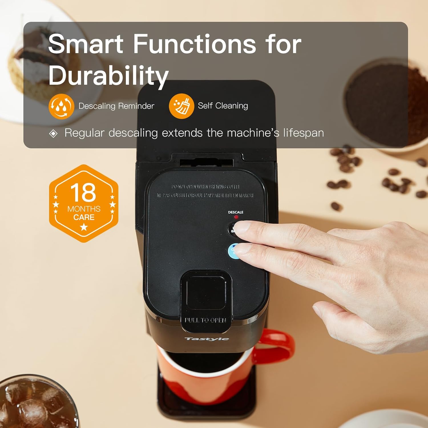 Mini Hot and Iced Coffee Maker