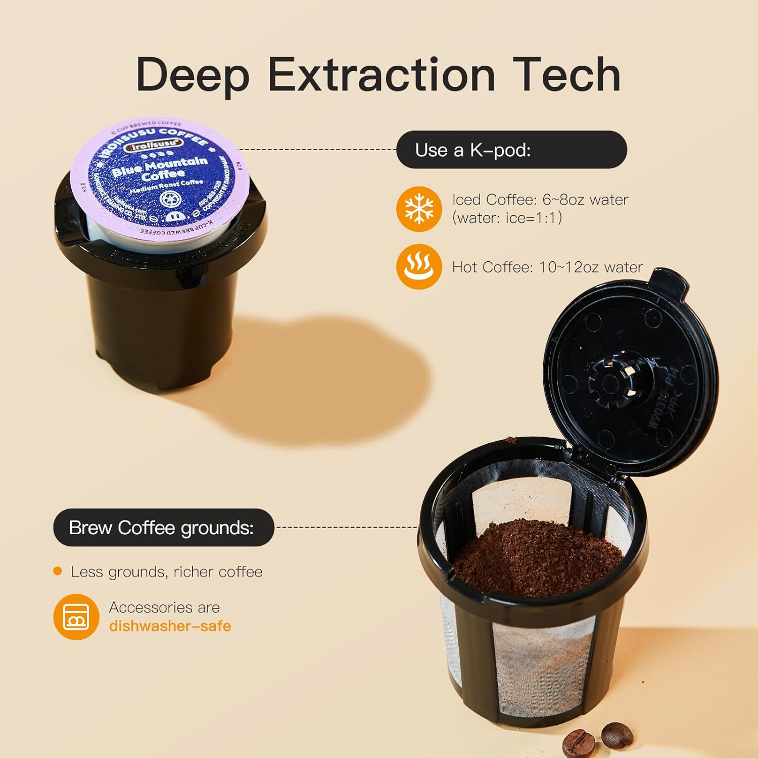 Mini Hot and Iced Coffee Maker