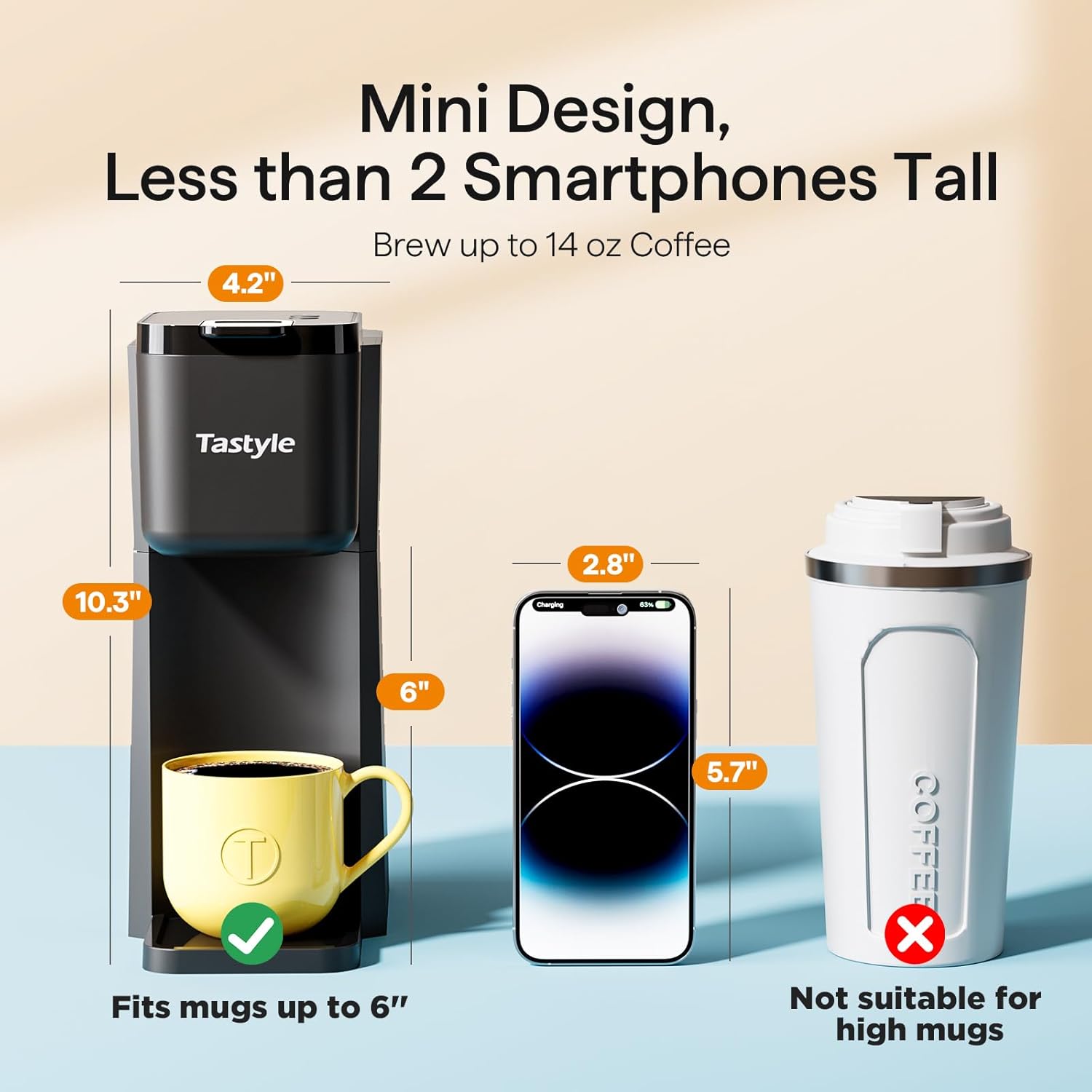Mini Hot and Iced Coffee Maker