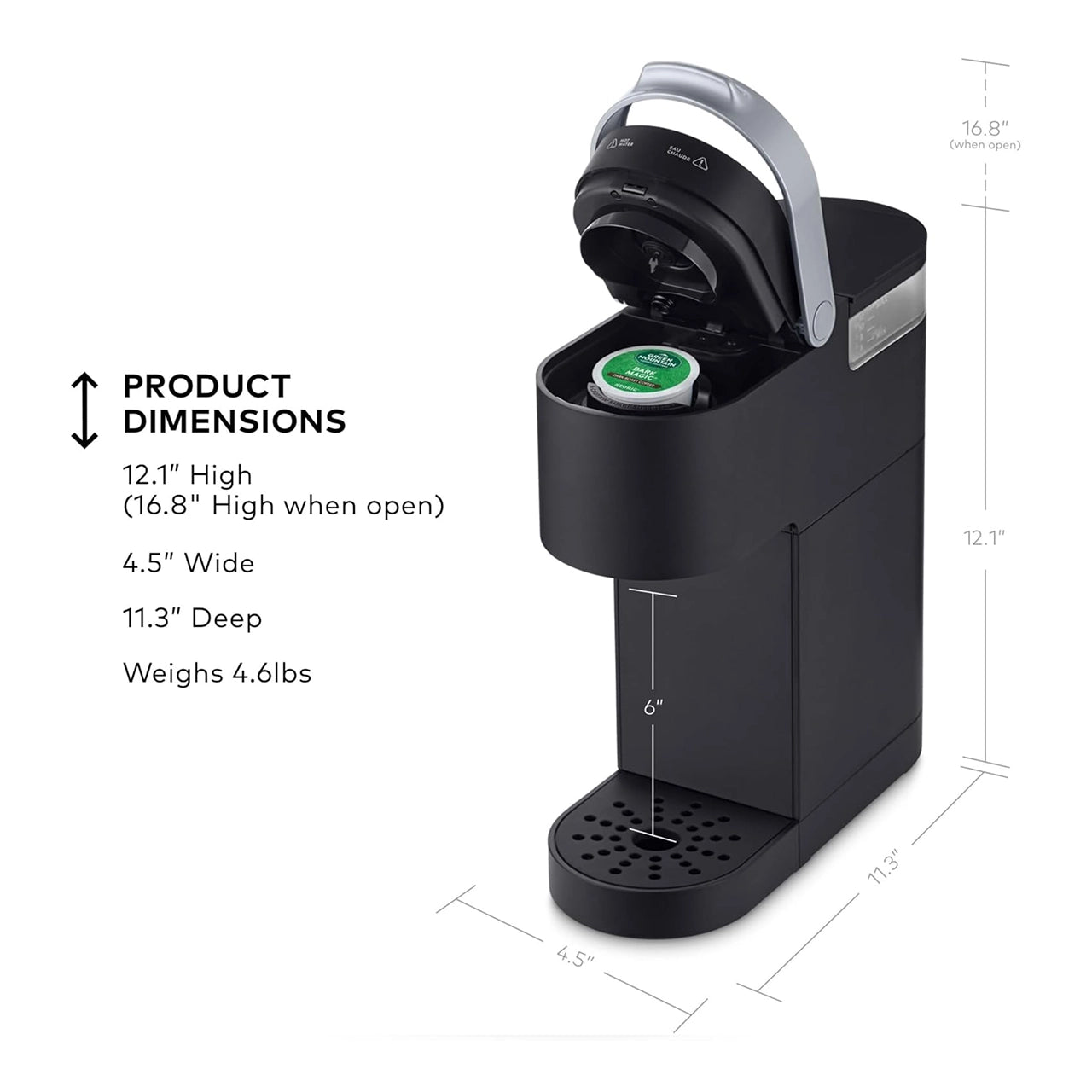 Single Serve K-Cup Pod Coffee Maker