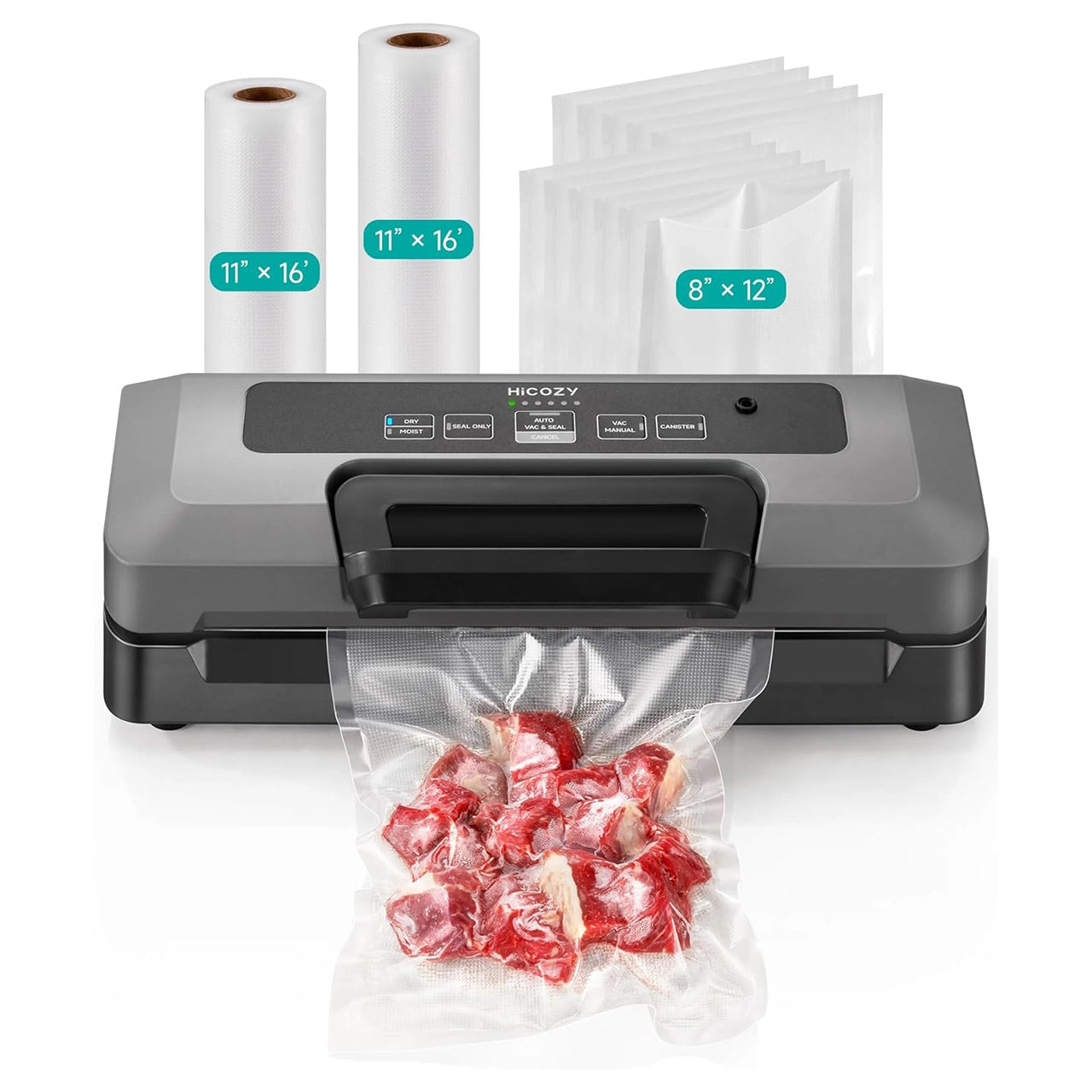Powerful Heat Food Sealer, Dry Moist 7-1