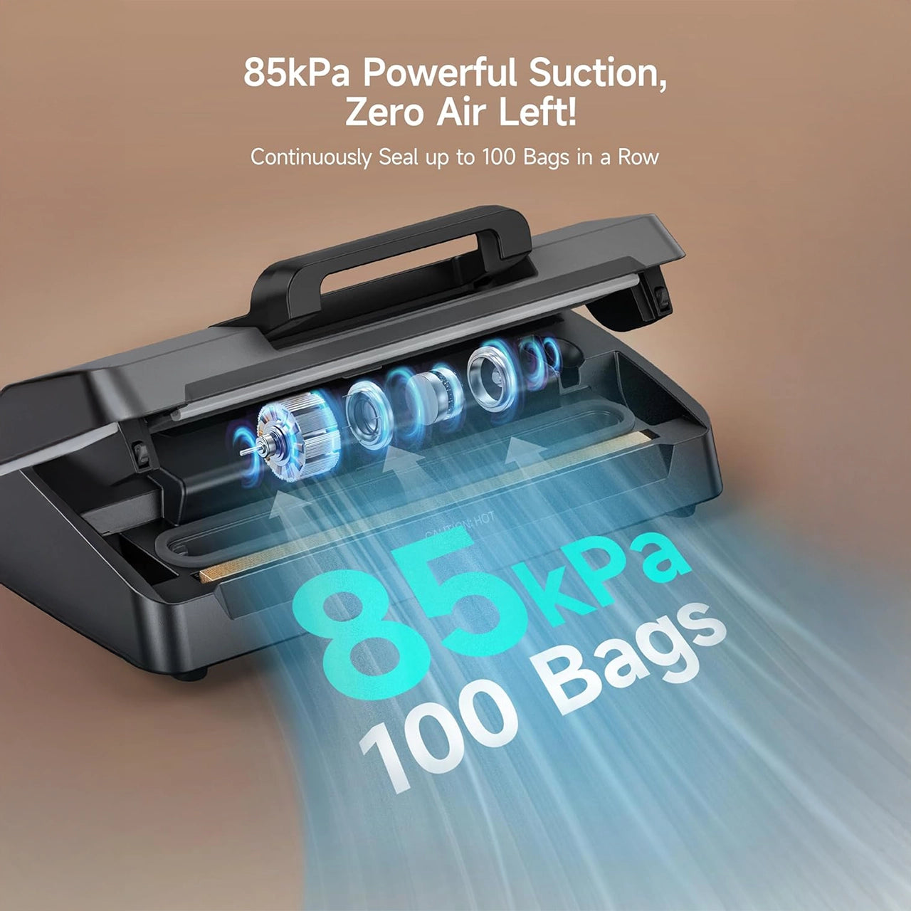 Powerful Heat Food Sealer, Dry Moist 7-1